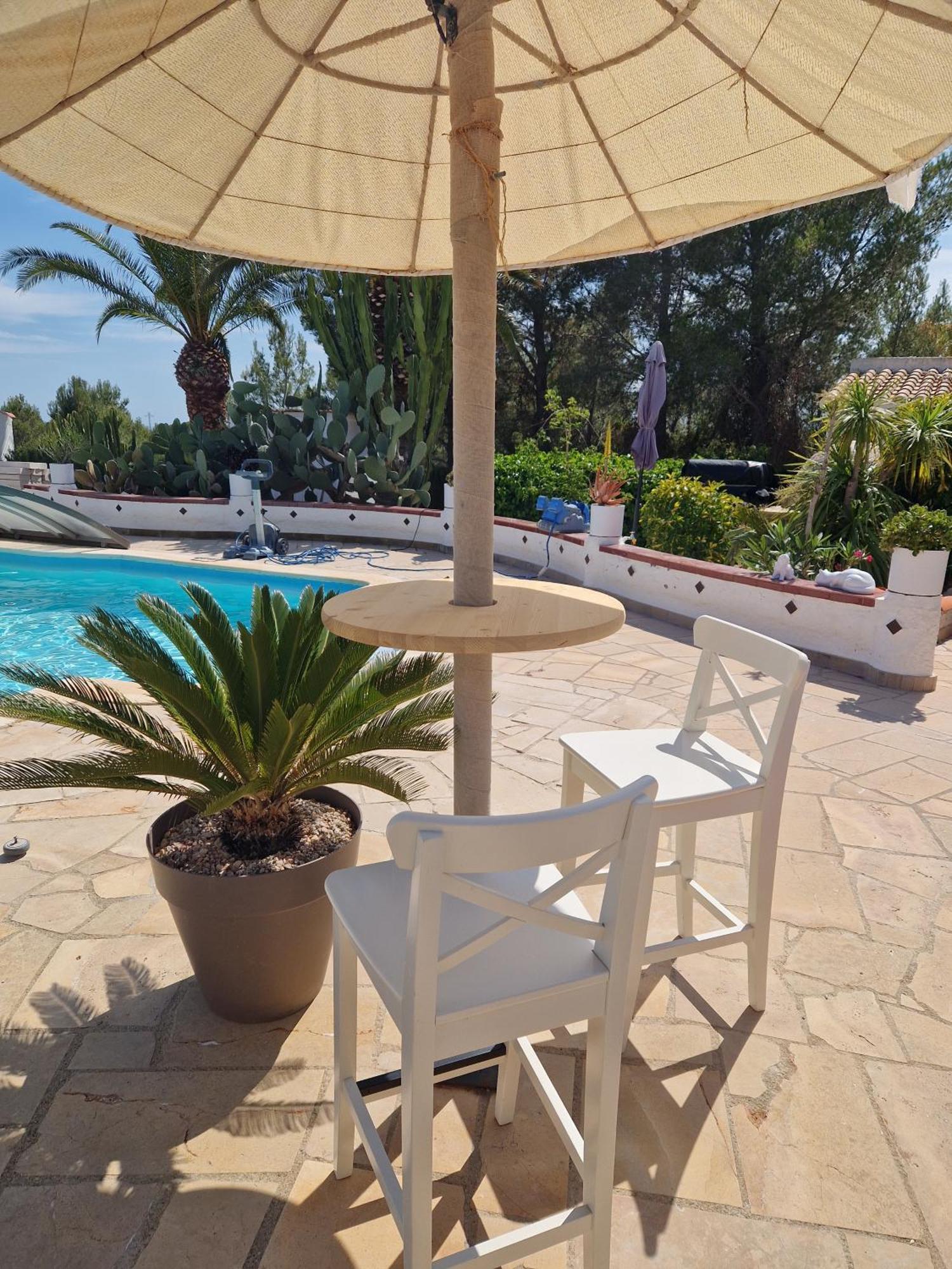 La Villa Romantica Residence De Vacances Les Tres Cales Espagne Bagian luar foto
